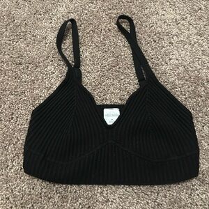 Wild Fable Black Cropped Tank